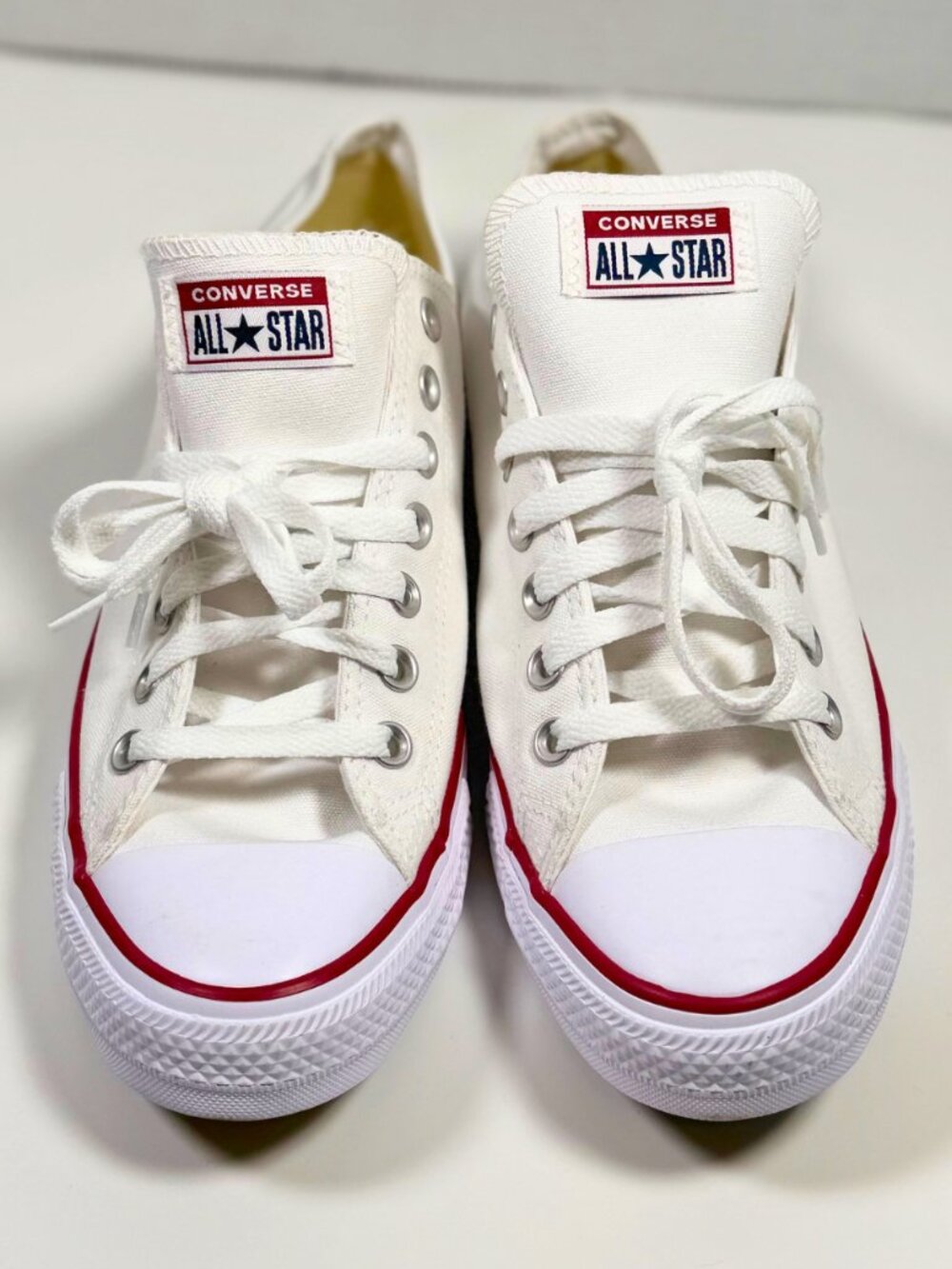 Converse Chuck Taylor All Star Low Optical White M7652 Unisex Mens 9.5 W 11.5